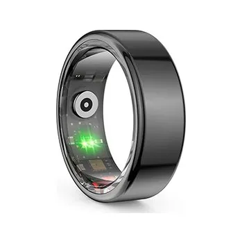 chytrý prsten Smart RING černý, měř.stresu, srdeč.tepu, monitoring spánku, 12, Powerton