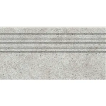 Dlažba Tubadzin Aulla graphite schodovka 59,8x29,6 (6005272)