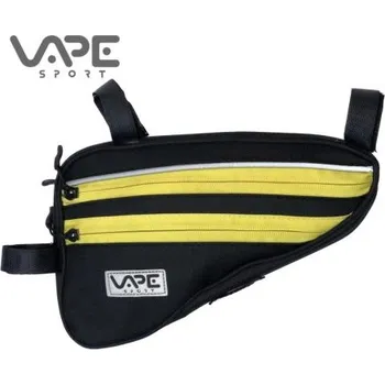 brašna na kolo Brašna do rámu Vape 4 kapsá žlutá