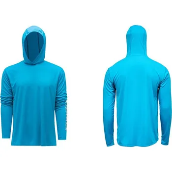 Rybářské oblečení UV Mikina GRUNDÉNS Tough Sun - Azure - Vel. XL