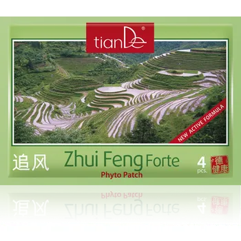 Náplast tianDe Zhui Feng Forte kosmetická tělová fytonáplast 4 ks