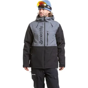 Pánská zimní bunda Meatfly Manifold Jacket 2024 Dark Grey/Black XXL