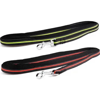 Vodítko pro psa VNT electronics s.r.o. Stopovací šňůra pogumovaná s proužkem - Oranžová