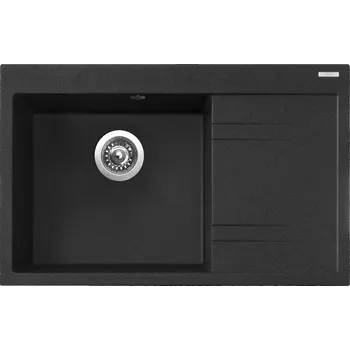 Granitový dřez SINKS RIM 780 L Granblack levý
