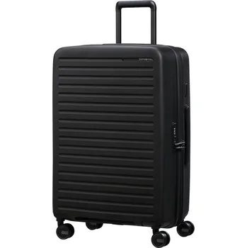 Samsonite RESTACKD Spinner 68cm Černý rozšiřitelný