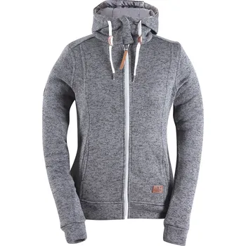 Dámská móda 2117 of Sweden GROLANDA dámská fleecová mikina s kapucí, grey 34