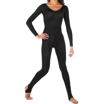 Dámský overall Dlouhý dámský overal pod patu, na cvičení, jógu, tanec, lycrový M Tělová průhledná