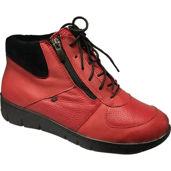 Dámská zdravotní obuv Dámská zimní obuv De-plus DE-2301-2079-25/N, červená 41