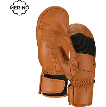 Rukavice na snowboard ORTOVOX Full Leather Mitten bristle brown M 2025 - Odesíláme do 24 hodin