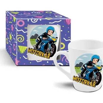 hrnek 340ml MOTORKÁŘ, dětský, DB, keramika