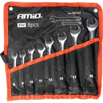 Klíč AMiO Sada otevřených klíčů 8-19 mm 8 ks. AMIO-04193