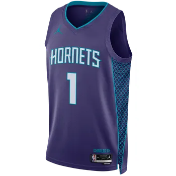 Triko Jordan NBA Charlotte Hornets Lamelo Ball Jersey do9520-567 Velikost XXL