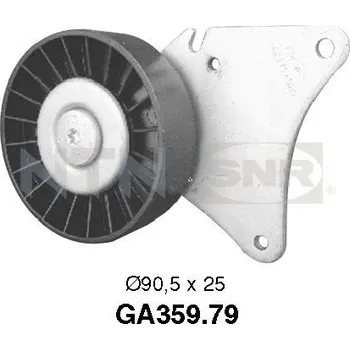Vratná/vodicí kladka, klínový žebrový řemen SNR GA359.79