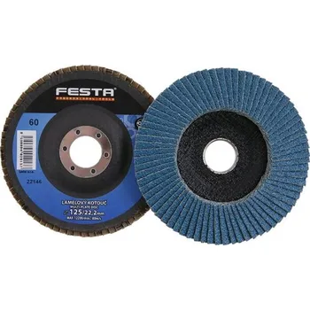 Příslušenství k brusce Kotouč lamelový FESTA zrnitost 60 – 125 mm