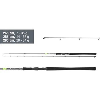 Rybářský prut Baitcastový prut Daiwa Prorex X LD Caster - 2,65 m, 7 - 35 g