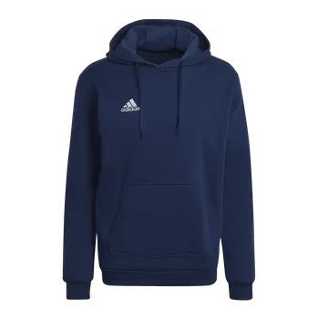 Pánská mikina Pánská fotbalová mikina adidas ENTRADA 22 SWEATSHIRT XS Tmavě modrá, Bílá