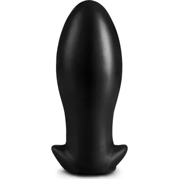 Anální kolík Wolf Pugio Black Silicone XXL, silikonový anální kolík 22 x 5,5–8,5 cm