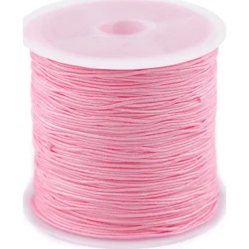 Příze Šňůrka PES Ø0,5 mm, malé, 2 (3) růžová sv.