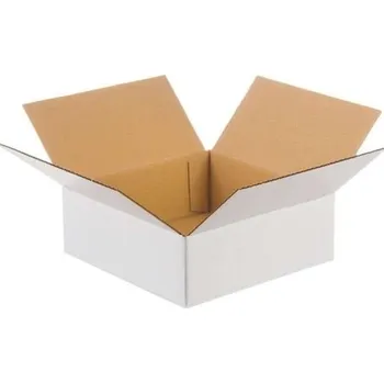 Obalový materiál Kartonová krabice klopová 250x200x80 mm 3VVL B 360g/m2 bílá - paleta 2560 ks