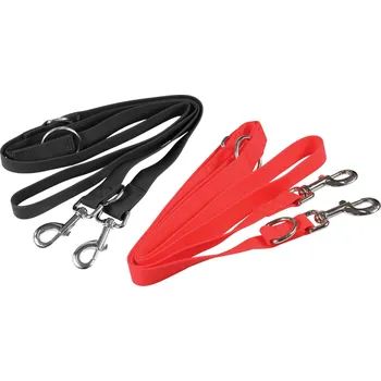 Vodítko pro psa VNT electronics s.r.o. Přepínací vodítko pro psa PVC, 2 m, černé / červené - Černá