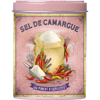 Kuchyňská sůl Esprit Provence Sůl z Camargue Sůl s papričkou Espelette, 120 g