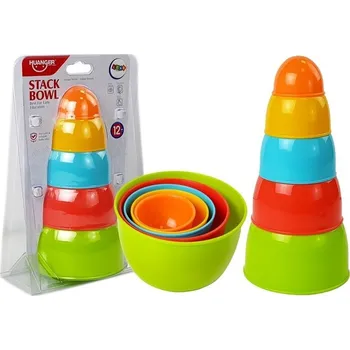 Puzzle Mamido Pyramidové kelímky Puzzle pro batolata 5ks