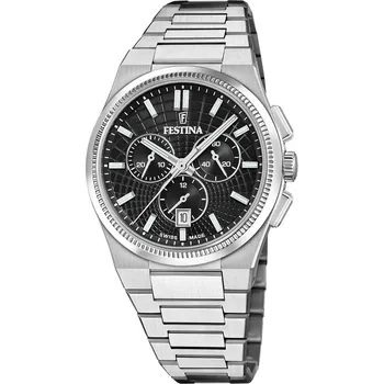 Hodinky Festina Swiss Made 20059/4 + prodloužená záruka 5 let + 5 let na výměnu baterie zdarma + možnost výměny do 190 dní + doprava zdarma