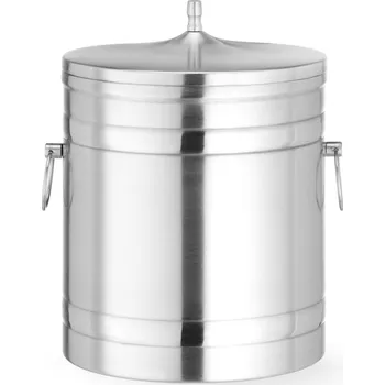 Nádoba na led Box na led s dvojitými stěnami, BarUp, 5L, Stříbrná, ⌀200x(H)230mm