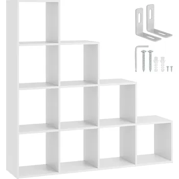 Knihovna tectake Talisa 405225 bílá