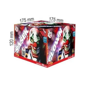 Zábavní pyrotechnika Šašek kompakt 49 ran 20 mm 1,4G