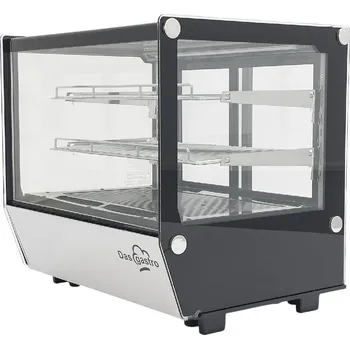 Vinotéka DASgastro Stolní chladicí vitrína - 120L - stříbrná