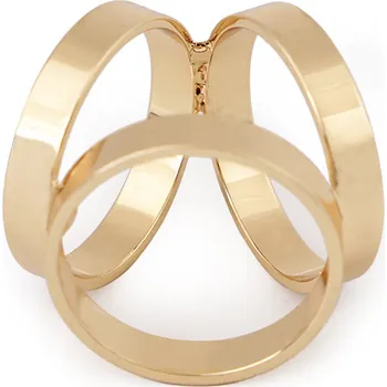 Brož Spona / průvlek na šátek, barva zlatá