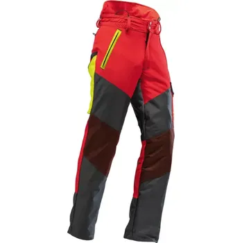 Pánské kalhoty Protipořezové kalhoty Pfanner Gladiator Keprotec lehké, červenočerná (Kalhoty pro lesáky s ochrannou Gladiator, lehké)