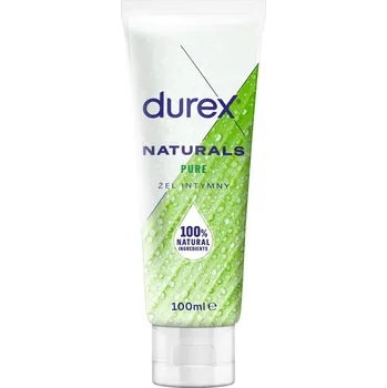 Lubrikační gel Durex Naturals Pure 100 ml, 100% přírodní lubrikant na vodní bázi