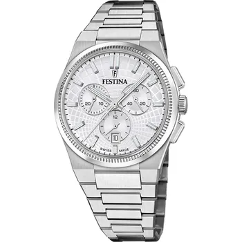Hodinky Festina Swiss Made 20059/1 + prodloužená záruka 5 let + 5 let na výměnu baterie zdarma + možnost výměny do 190 dní + doprava zdarma
