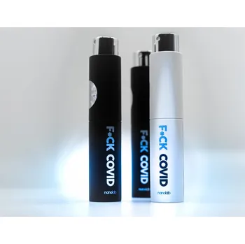 Dezinfekce Nanolab® F*ck covid kapesní dezinfekce ve spreji černá edice