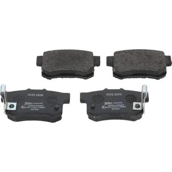 Brzdová destička Sada brzdových destiček, kotoučová brzda VALEO 302458