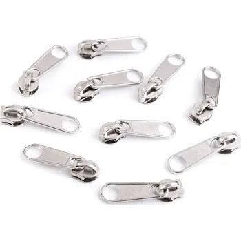 Zip Jezdec ke spirálovým zipům No 5 BX, malé, nikl