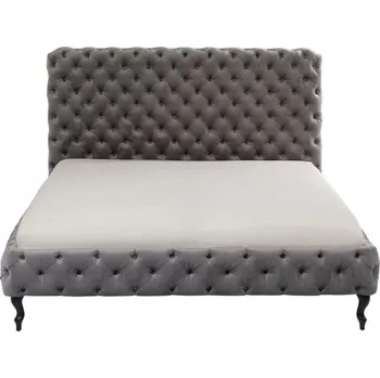 Postel KARE Design Postel Desire Silver Grey High 180x200 cm