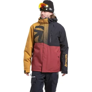 Pánská zimní bunda na lyže/snowboard Meatfly Shader Jacket 24/25 Wood/Merlot S