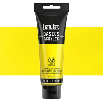 Výtvarná barva Akrylová barva Liquitex Basics - Cadmium Yellow Light Hue Balení: 118 ml