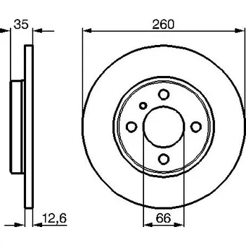 Brzdový kotouč Brzdový kotouč BOSCH 0 986 478 029