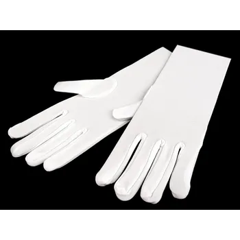 Rukavice Společenské rukavice pánské, malé, 1 (25 - 27 cm) bílá