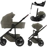 Britax Römer SET 4v1 kočárek Smile 5Z + hl. korba + autosedačka Baby-Safe PRO + Vario Base 5Z Lux, Urban Olive