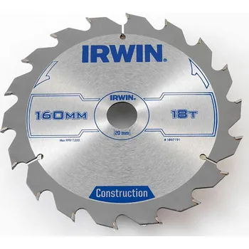 Pilový kotouč IRWIN 1897191 kotouč pilový SK 160x2,5x20/16 z18