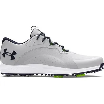 Golf Pánská spiková obuv Under Armour Charged Draw 2 Wide velikost bot 7.5 šedá