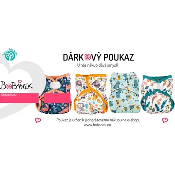 Dárkový potravinový koš Bobánek - Dárkový poukaz 1000Kč