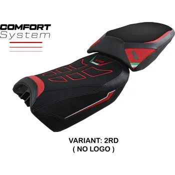 Moto sedlo TPZ Italia Potah sedla Ducati Multistrada V4 (22-24) Safi comfort model potah sedla: bez loga 2RD (red)