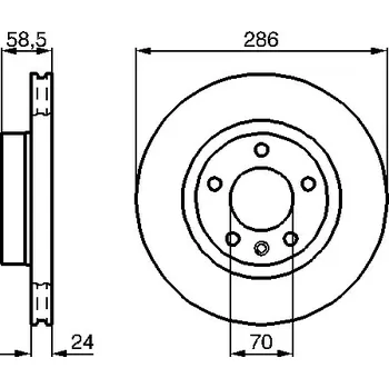 Brzdový kotouč Brzdový kotouč BOSCH 0 986 478 594