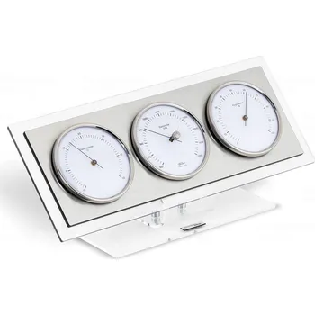 Hodiny IncantesimoDesign Designová stolní meteostanice-barometr I362M IncantensimoDesign 33cm